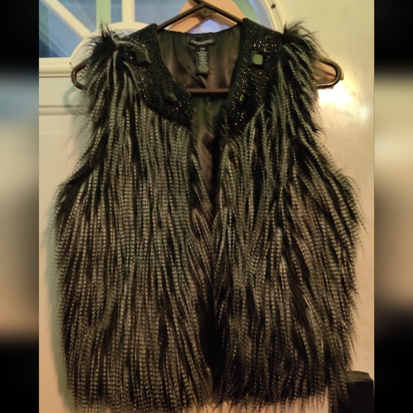 Cynthia Rowley fluffy vest - Picture 1 of 3
